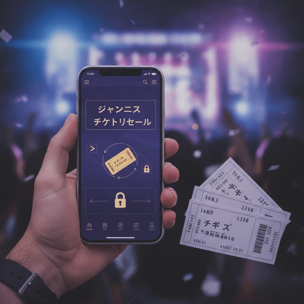 ジャニーズチケットリセール徹底解説:安全な取引と最新公式情報