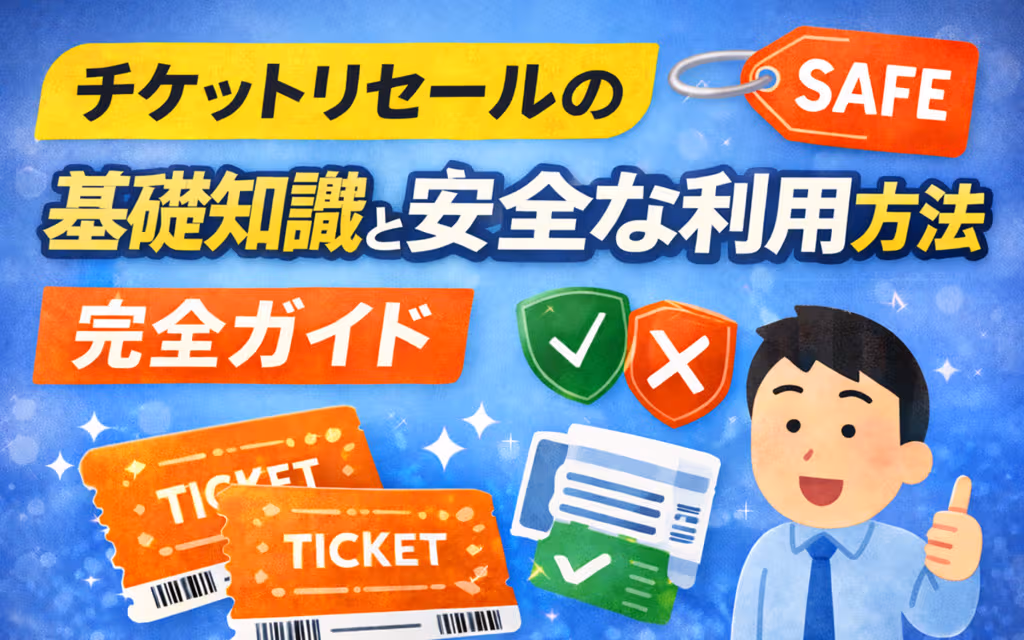 チケットリセールの基礎知識と安全な利用方法完全ガイド